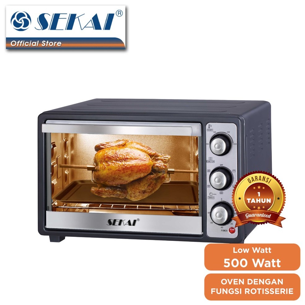 Sekai Oven Listrik Low Watt 26 Liter - O...