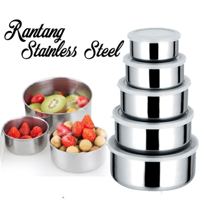 【5 Susun】Rantang Stainless 5pack / F...