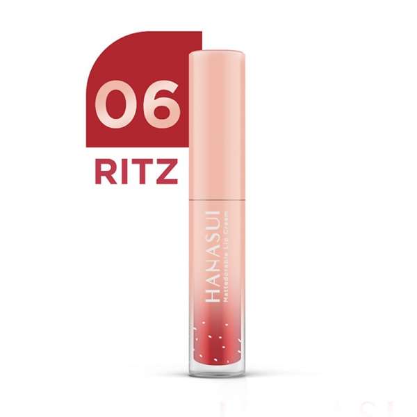 Hanasui Mattedorable Lip Cream 06 Ritz -...