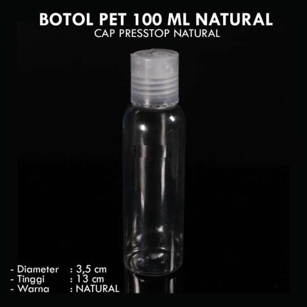 Botol 100ml Bening - Botol Sabun 100ml B...