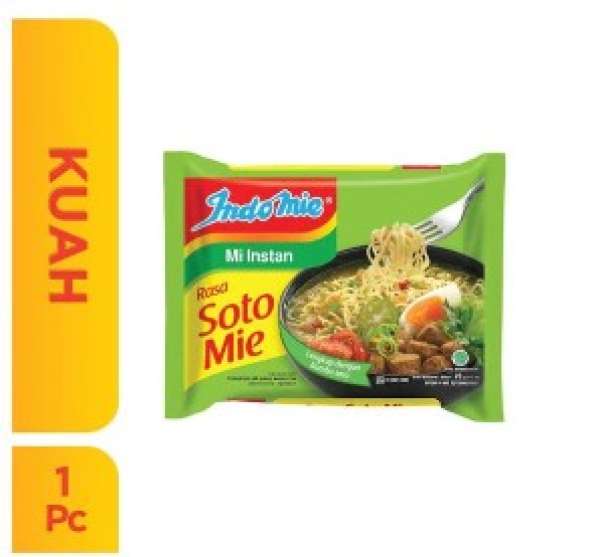 1 Bungkus Indomie Kuah Rasa Soto Mie 70g...