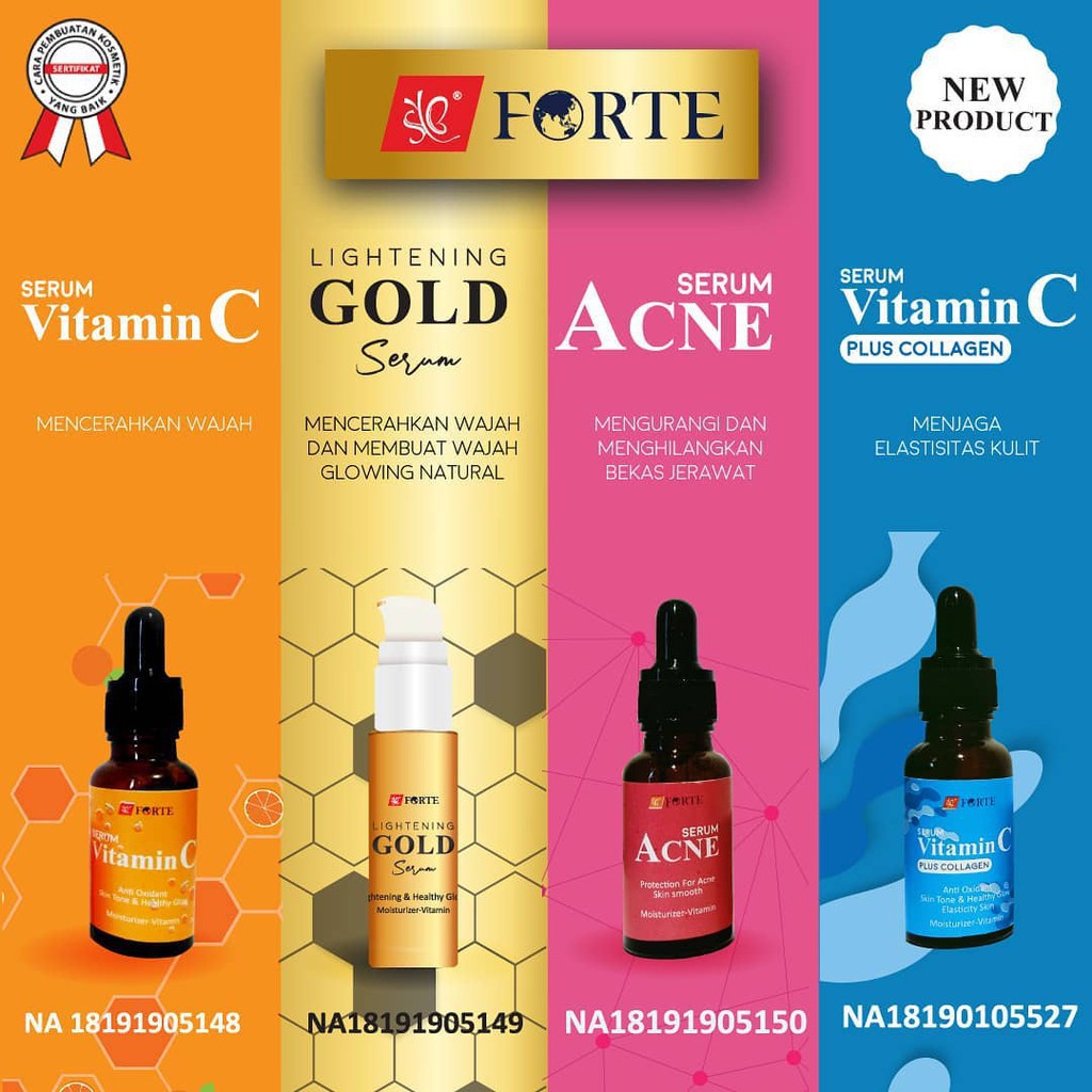 [ PAKET LENGKAP SERUM FORTE ] FORTE Seru...