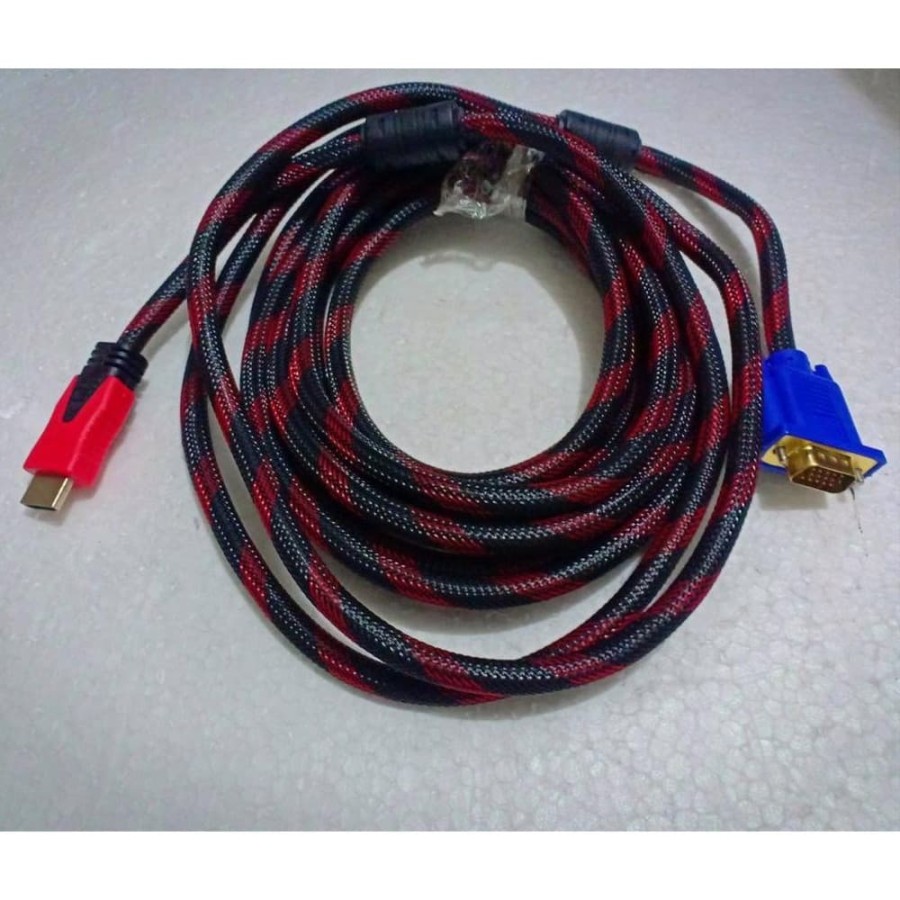 Kabel HDMI To VGA 5m - Bayar Ditempat - ...