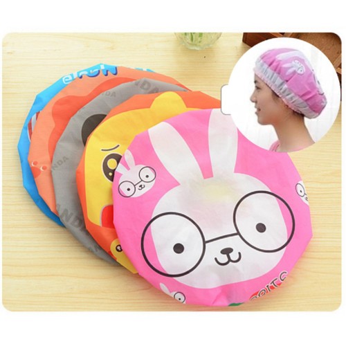 Shower Cap Karakter Kartun Penutup Rambu...