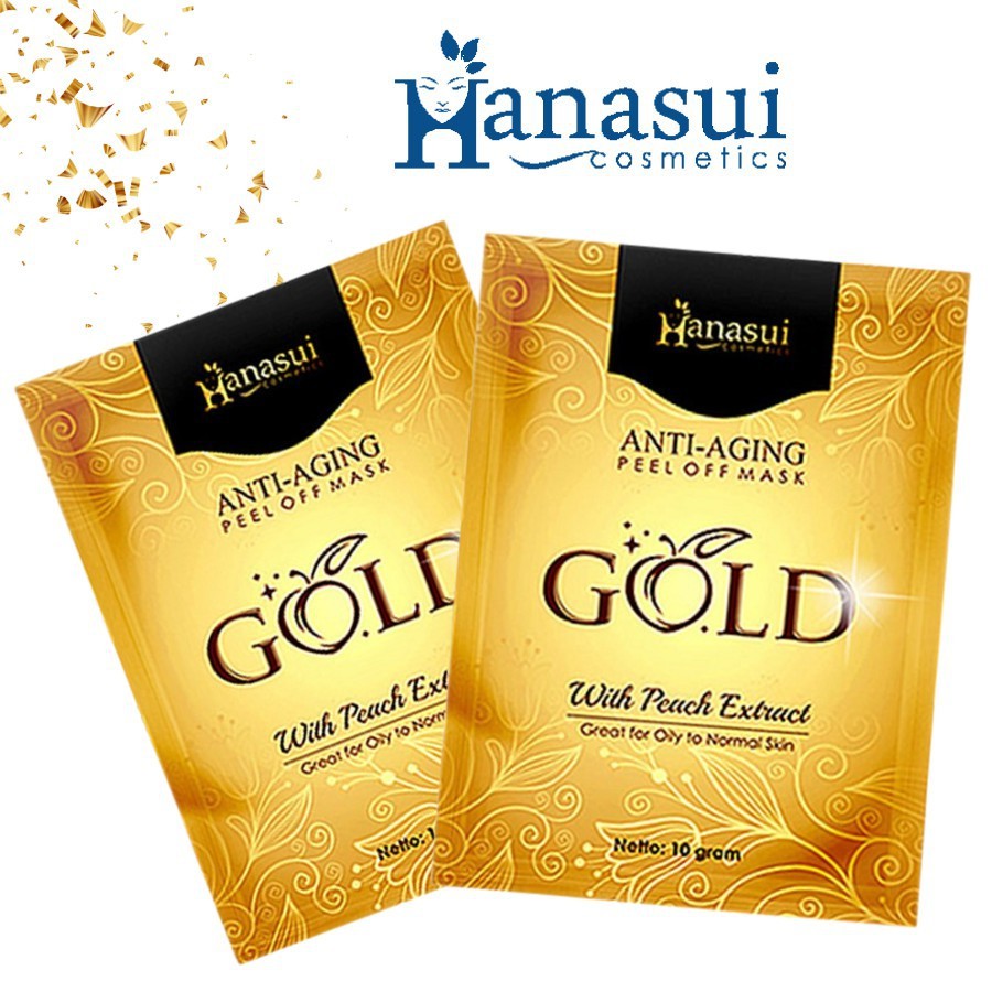 【1 Box = Isi 10】Hanasui Naturgo Gold...