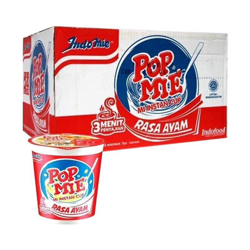 (1 Dus / 24 pcs) POPMIE BESAR Rasa Ayam ...