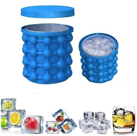 Cetakan Es Batu Ice Cuber Maker 3D Silic...