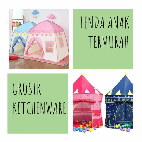NEW JUMBO BESAR Tenda Anak Castle Rumah ...