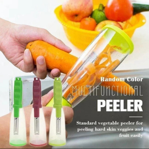 Pisau pengupas kulit buah tabung stainle...