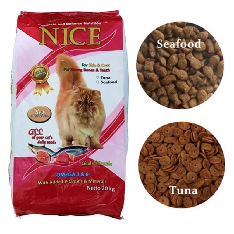 Makanan kucing Nice repack 100g Original...