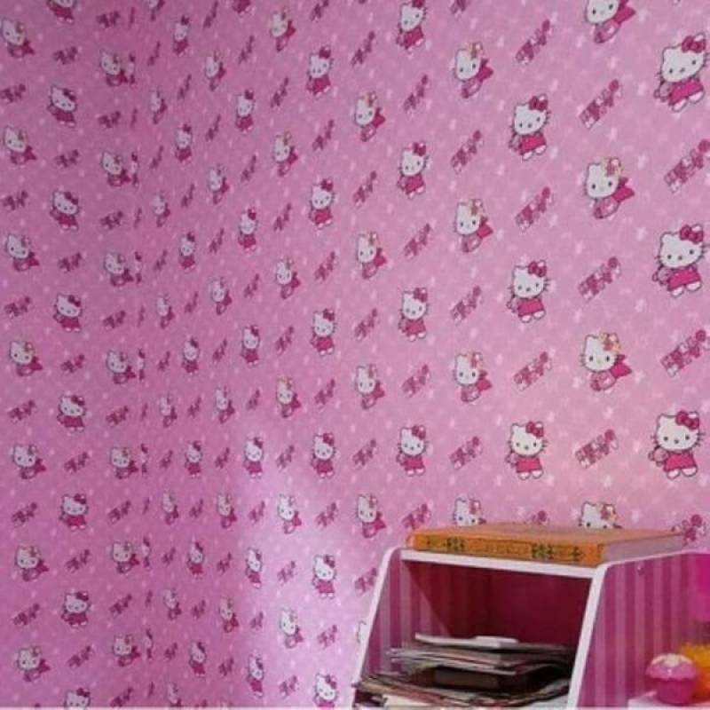 Wallsticker Wallpaper Hello Kitty 45 cm ...