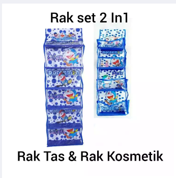 ⫷DJA⫸ Paket Hemat 2 in 1 Rak Tas + R...