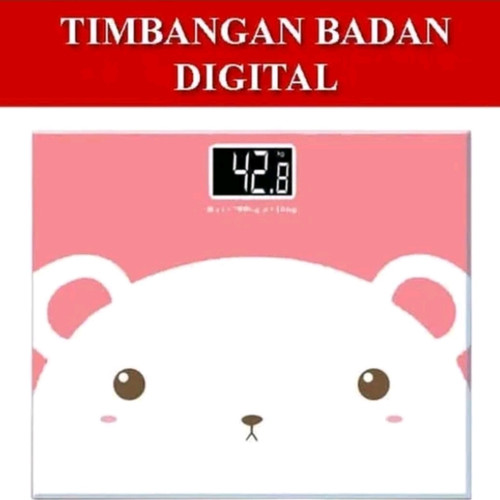 ⫷DJA⫸ Timbangan badan digital disain...
