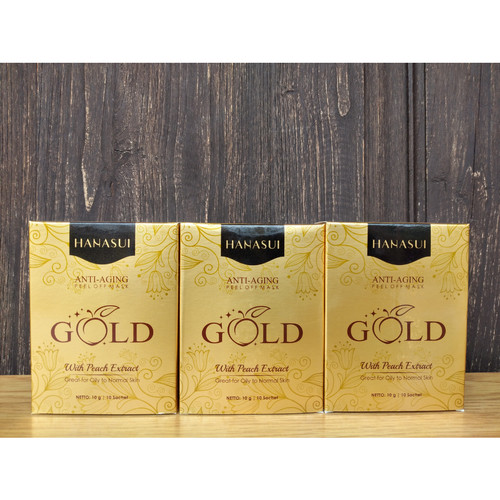 [ 10 pcs ] Hanasui Naturgo Gold Anti Agi...