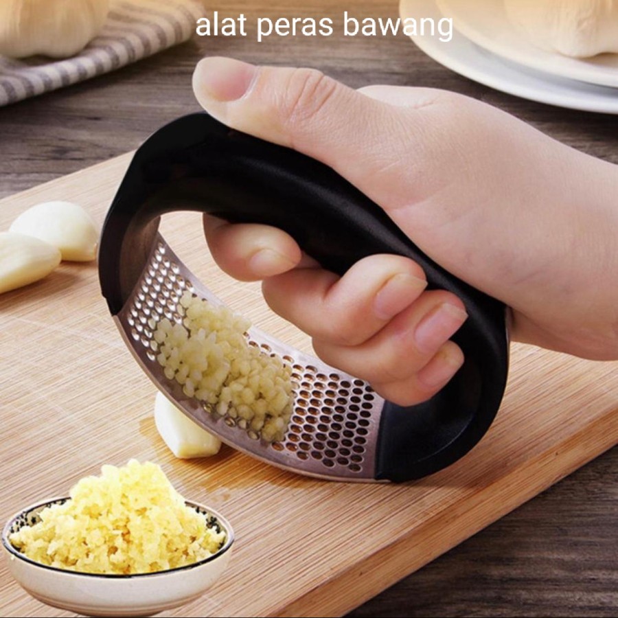 Alat Peras Bawang / Garlic Press Stainle...