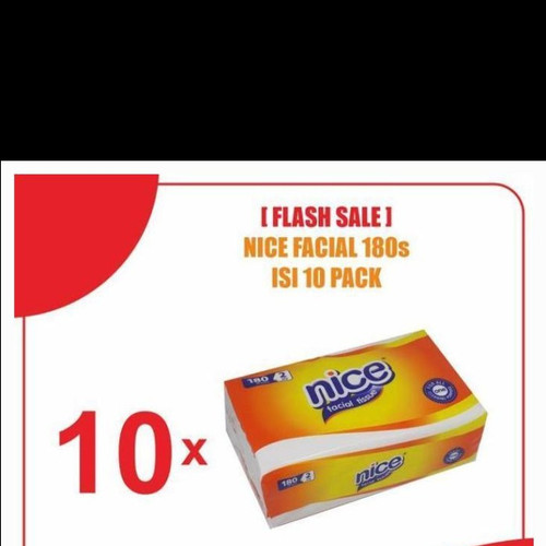 【PAKET 10 PCS】Tissue Facial Nice 180...