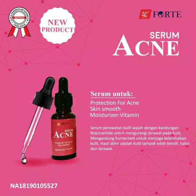 Serum Anti Acne Pink BPOM 20ml Mengurang...