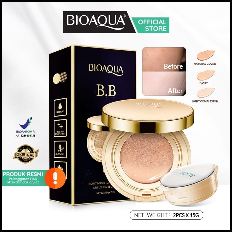Bioaqua BB Cushion - Bayar DiTempat - CO...