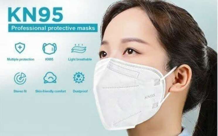 ORIGINAL [[ PAKET 4 BUAH ]] MASKER KN95 ...