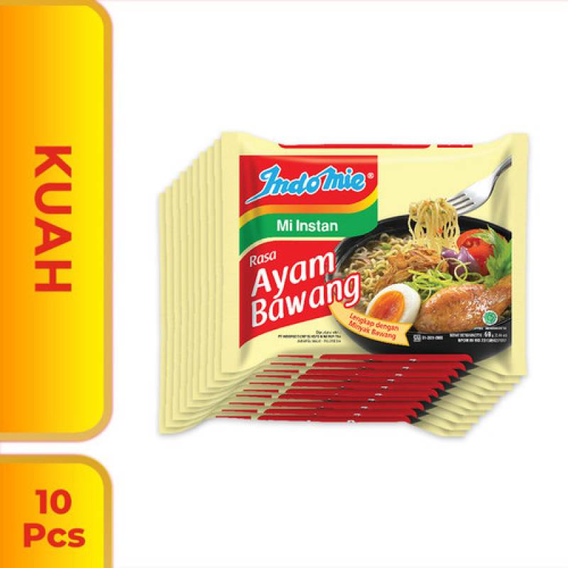10 pcs - Indomie Kuah Ayam Bawang 69 gra...