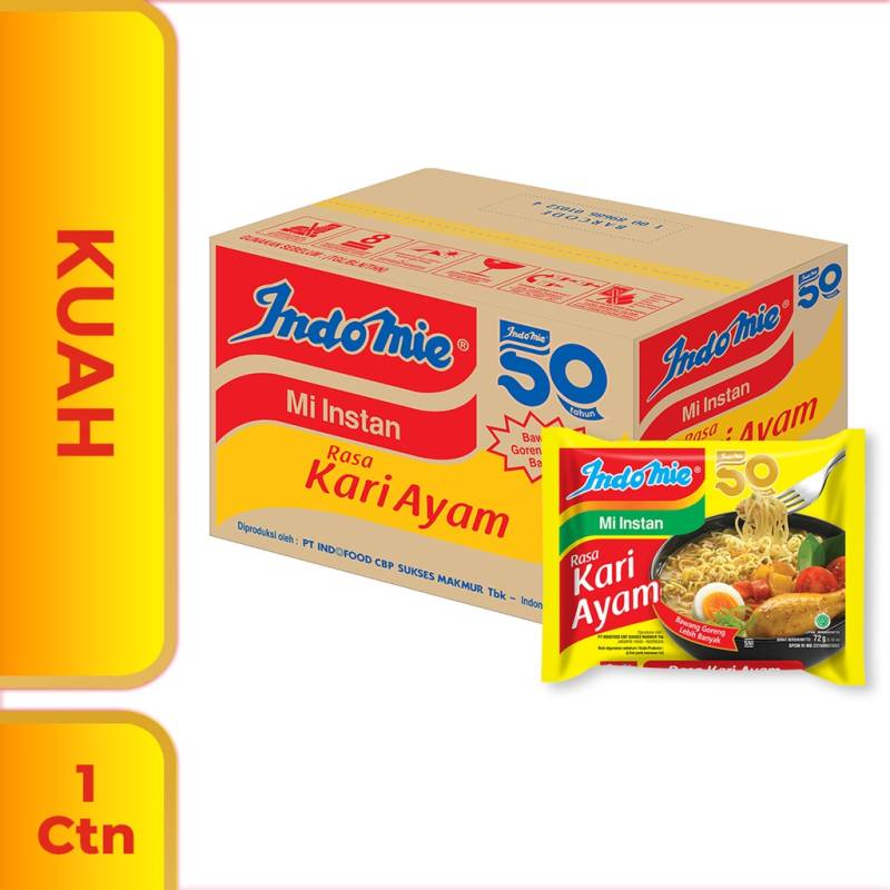 1 Dus (40 Bungkus) - Indomie Kuah Rebus ...