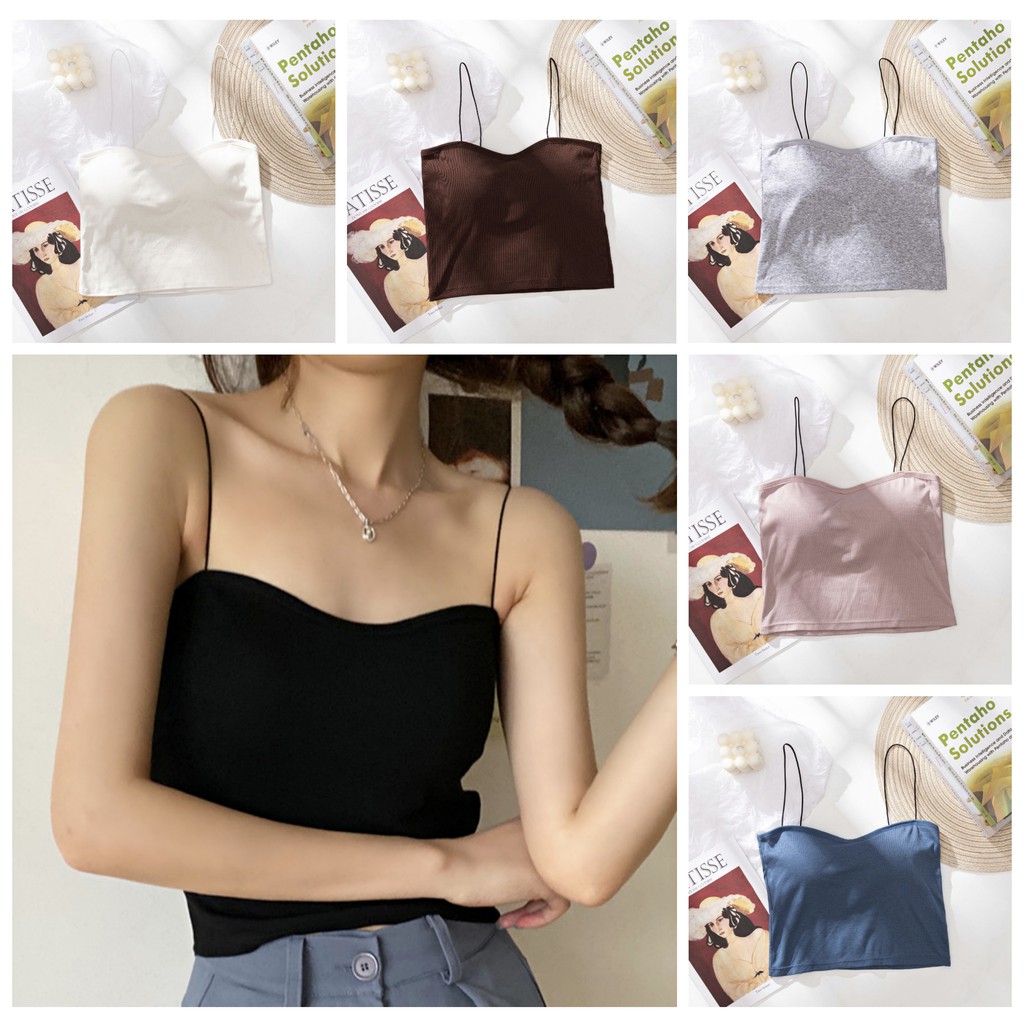 IMPORT BRA548 TANKTOP bra with cup bh si...