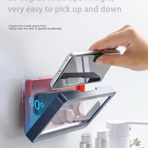 Kotak holder hp kamar mandi waterproof p...