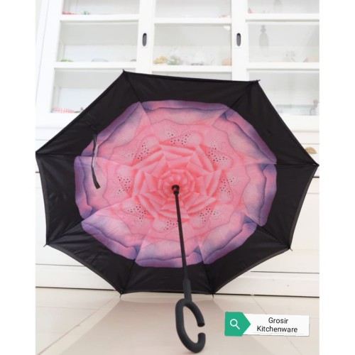 Payung Terbalik DOUBLE LAYER / Reverse U...