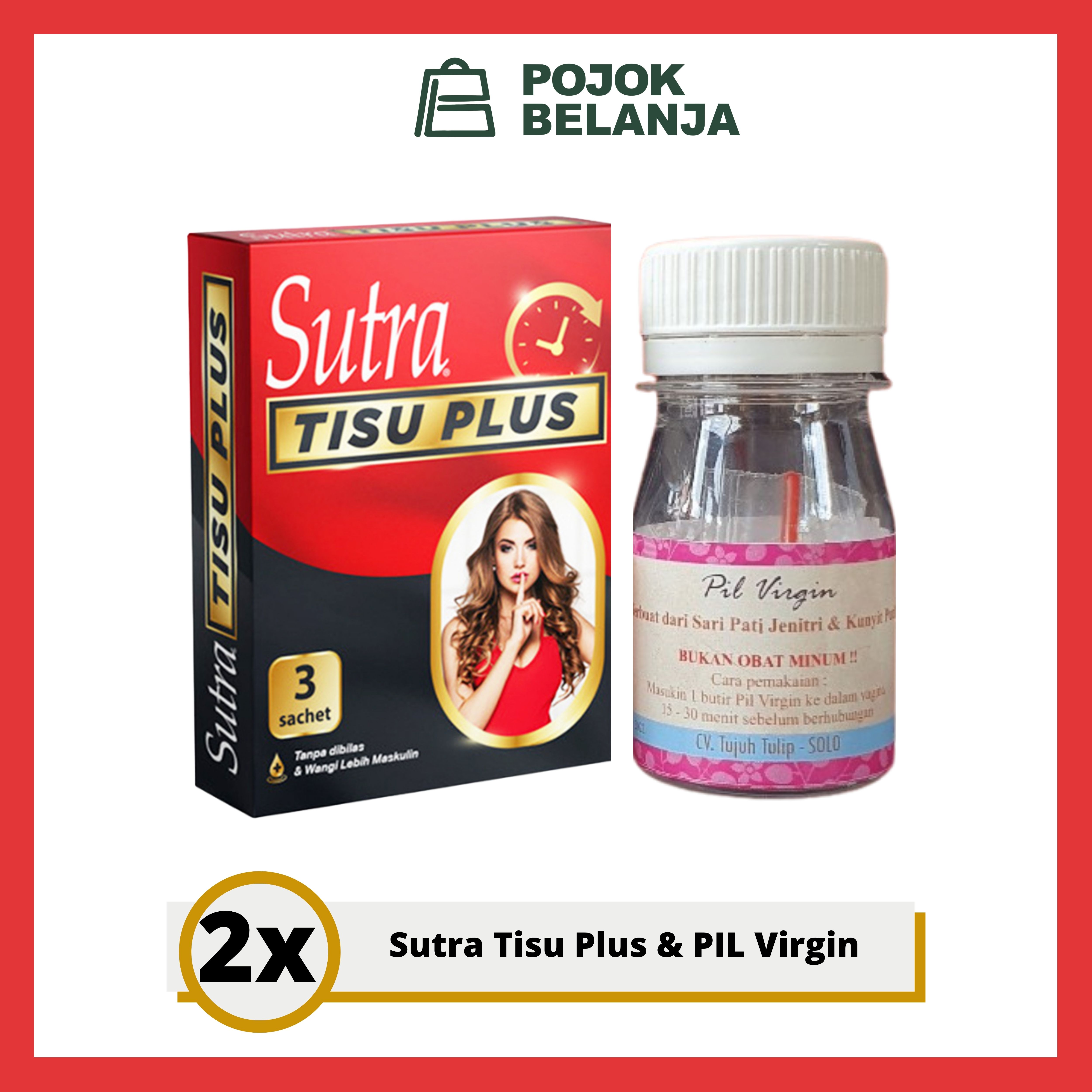 PAKET Sutra Tisu Plus ( 1 BoX Isi 3 Sac...