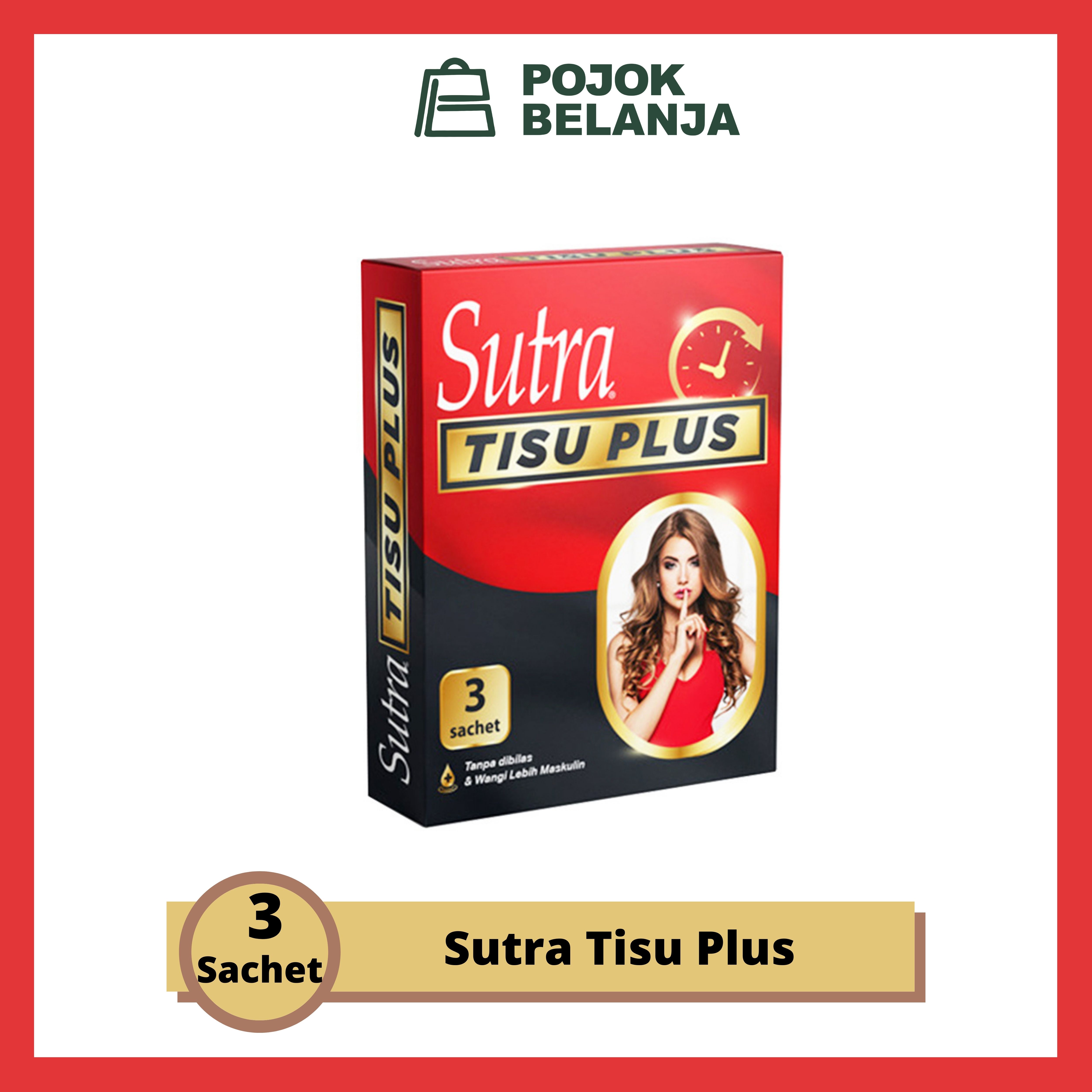 Sutra Tisu Plus isi 3 Sachet - Tissue Ma...