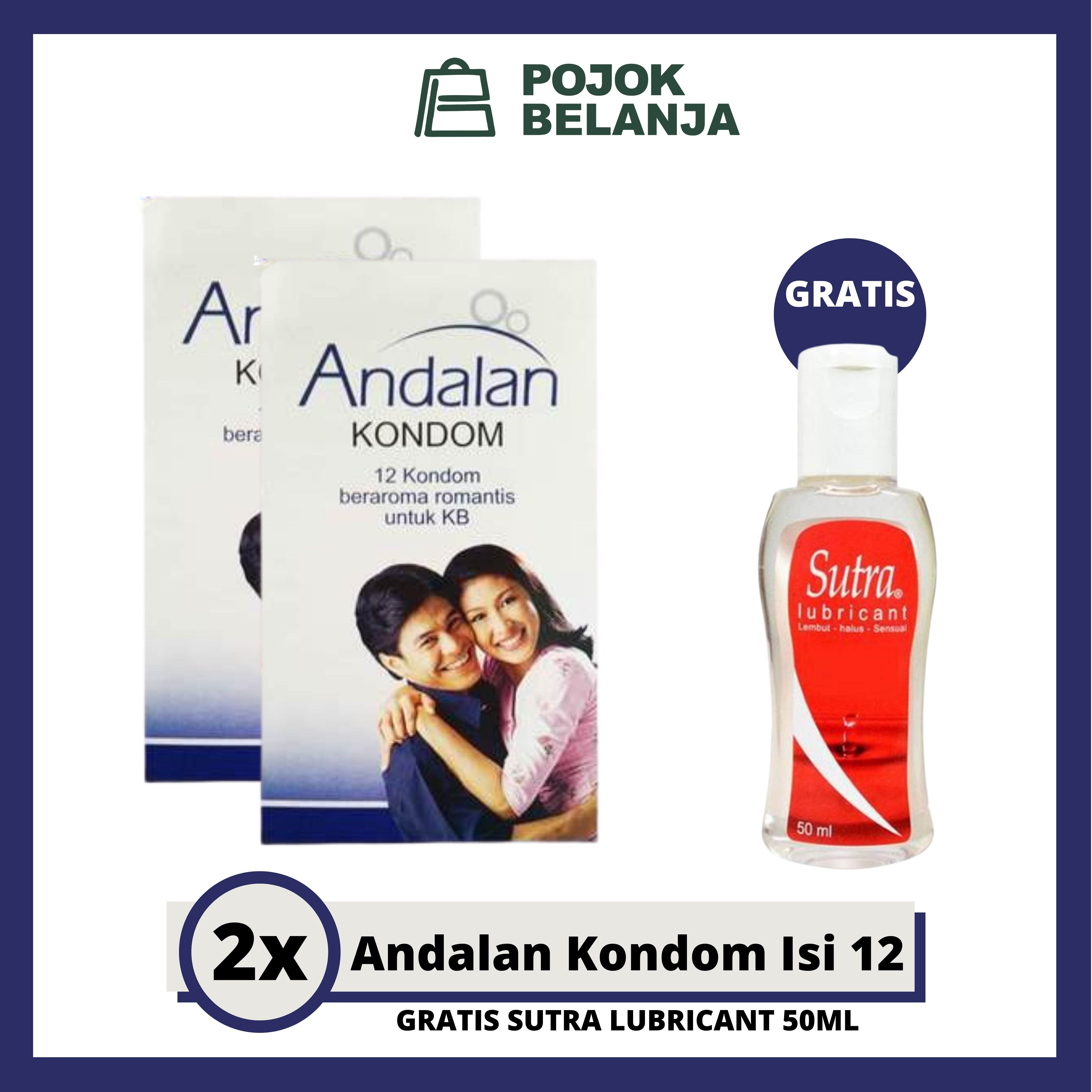 Paket Bundling Andalan Kondom Isi 12 Sac...
