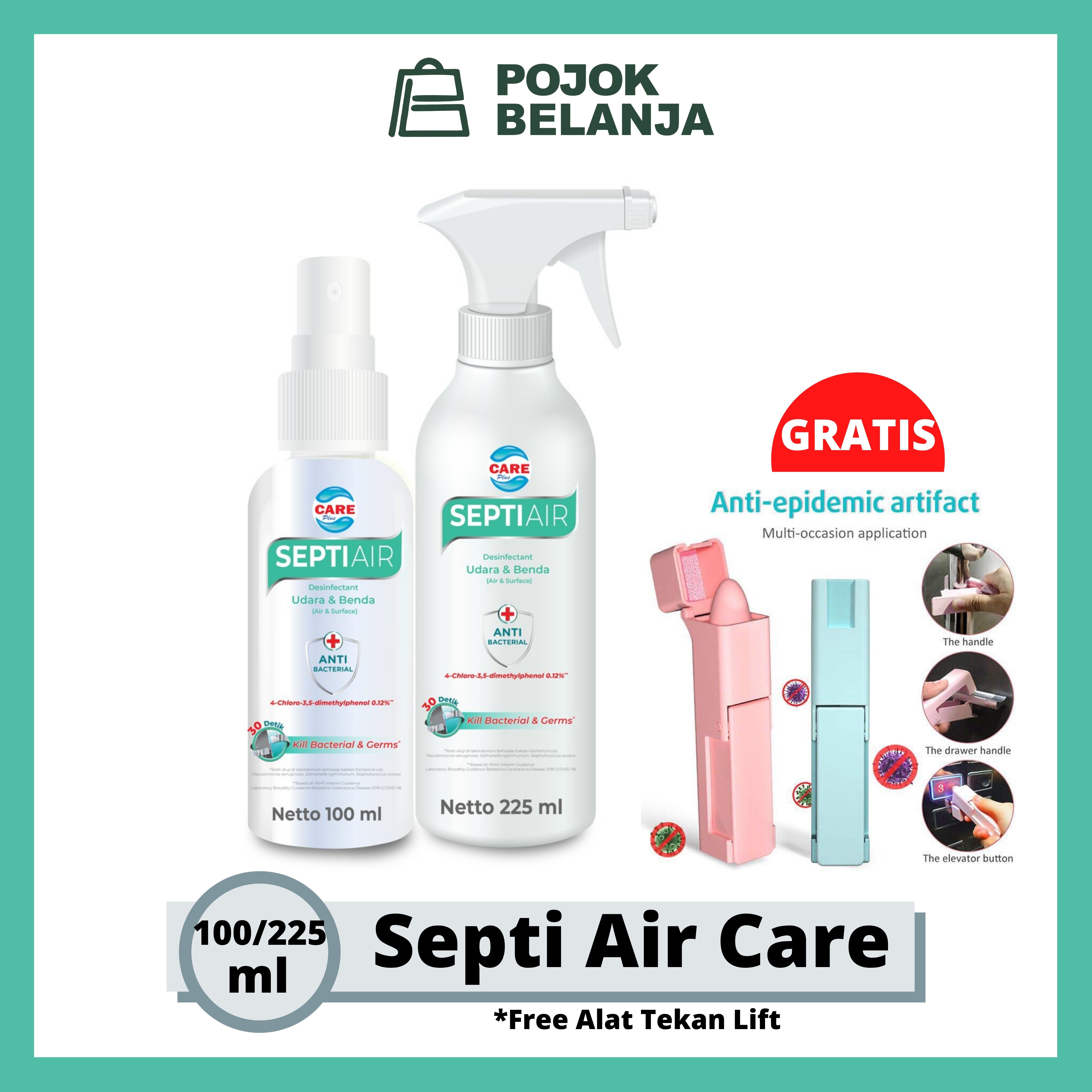 Care Plus SeptiAir Desinfectant Antibact...