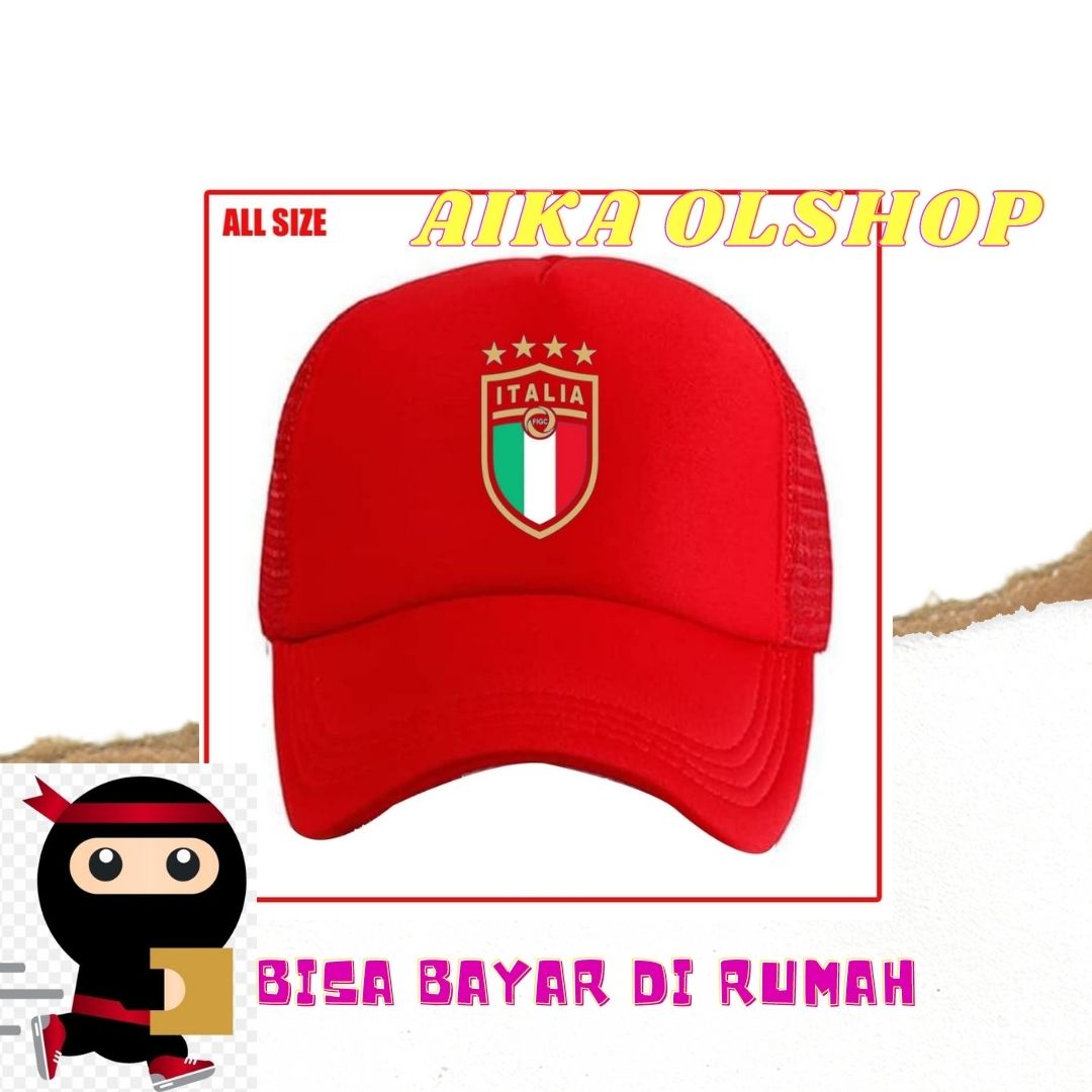 Snapback Topi Trucker Jaring Dewasa Desi...