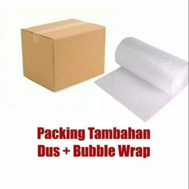 Packing Tambahan paket lebih aman.