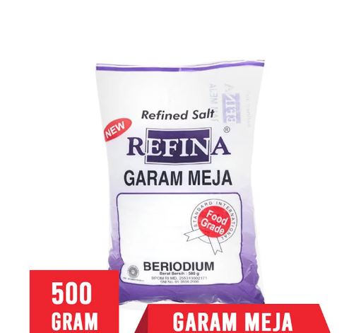 GARAM DAPUR GARAM MEJA REFINA 500GRAM