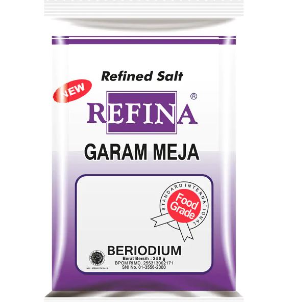 GARAM MEJA REFINA 250gram