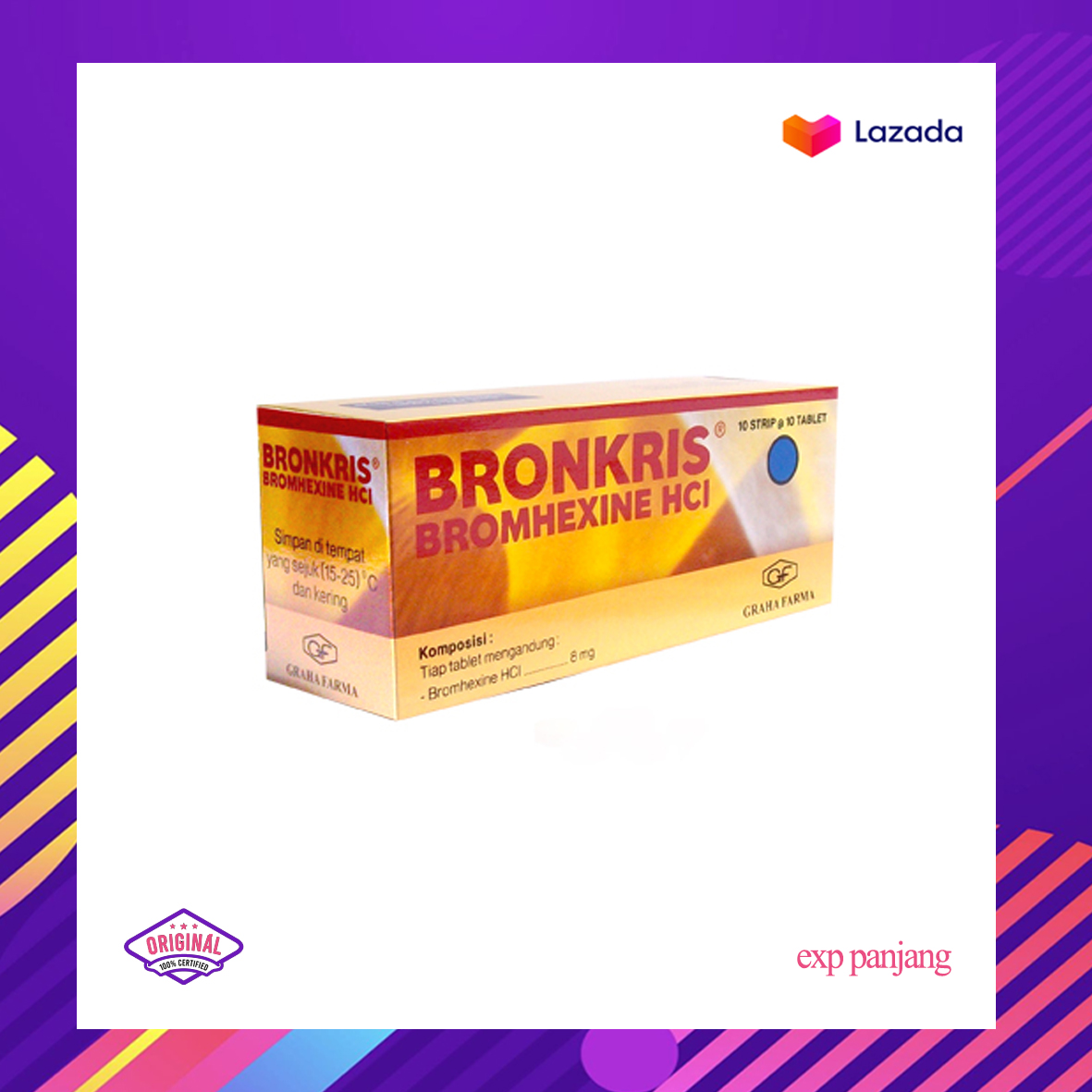 Bronkris tablet isi 10 strip (box)