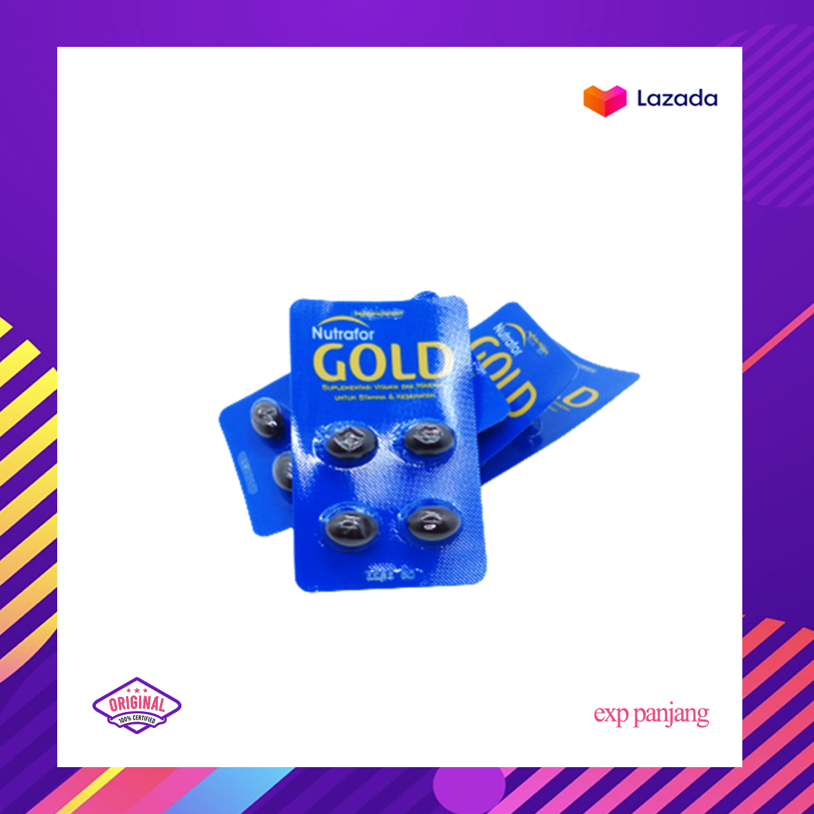 Nutrafor Gold isi 4 kapsul (strip)